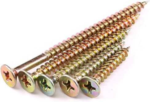 Hilitchi 250-Pcs #7 Phillips Bugle Head Coarse Thread Drywall Screw Assortment Kit, Carbon Steel Zinc Plated, Ideal Screw for Drywall Sheetrock, Wood, and More in Saudi Arabia