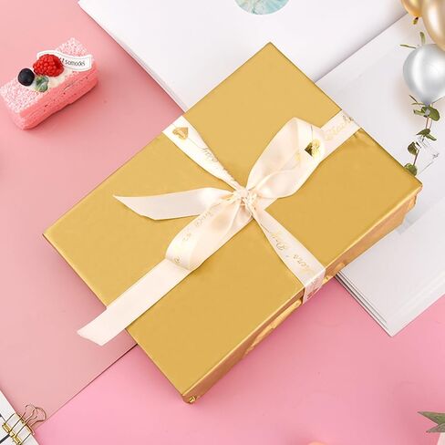 Gold Tissue Paper for Gift Bags - 30 Sheets of Gold Wrapping Tissue Paper Bulk Packaging Paper for Weddings Birthday DIY Project Christmas Gift Wrapping Crafts Decor (14 x 20 Inch) in Saudi Arabia