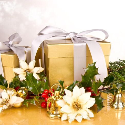 Gold Tissue Paper for Gift Bags - 30 Sheets of Gold Wrapping Tissue Paper Bulk Packaging Paper for Weddings Birthday DIY Project Christmas Gift Wrapping Crafts Decor (14 x 20 Inch) in Saudi Arabia