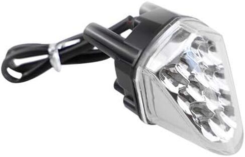 GUAIMI 12 LED Clear/Smoke Lens Center Light Pilot Light Windscreen 3rd Eyes for YZF-R6 2006-2007-Black in Saudi Arabia