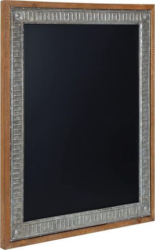 Kate and Laurel Deely Rustic Chalkboard, 24 x 30, Rustic Brown, Decorative Magnetic Chalkboard for Wall in Saudi Arabia