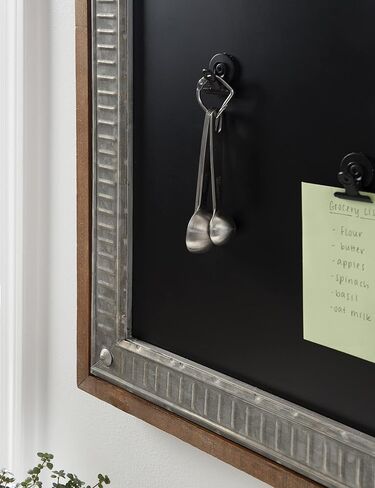 Kate and Laurel Deely Rustic Chalkboard, 24 x 30, Rustic Brown, Decorative Magnetic Chalkboard for Wall in Saudi Arabia