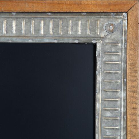 Kate and Laurel Deely Rustic Chalkboard, 24 x 30, Rustic Brown, Decorative Magnetic Chalkboard for Wall in Saudi Arabia