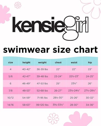KENSIE GIRL Rash Guard Set - UPF 50+ 3 Piece Long Sleeve Rash Guard Swim Shirt and 2 Piece Bikini Bathing Suit (7-16) in Saudi Arabia