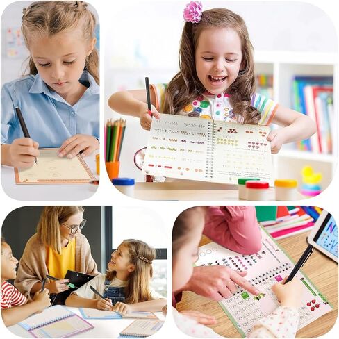 ممارسة الكتابة اليدوية المخددة للأطفال، مصنفات الكتابة اليدوية المخددة القابلة لإعادة الاستخدام للأطفال مع الحبر المختفي، كتب الكتابة المخددة للأطفال الذين تتراوح أعمارهم بين 3-5 سنوات ما قبل المدرسة in Saudi Arabia