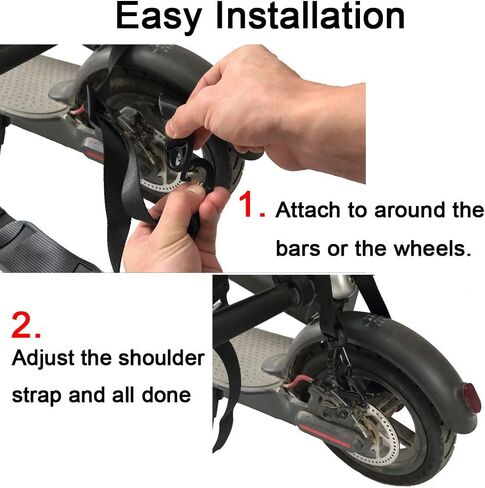 OwnMy 2PCS Kick Scooter Shoulder Straps, Adjustable Scooter Carrying Straps for Kids Balance Bike Scooter Folding Chair Yoga Mat in Saudi Arabia