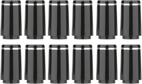 12pcs/Pack Custom Black Tip 0.355 Golf Ferrules for Taper Tip Iron Wedge in Kuwait