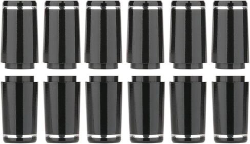 12pcs/Pack Custom Black Tip 0.355 Golf Ferrules for Taper Tip Iron Wedge in Kuwait