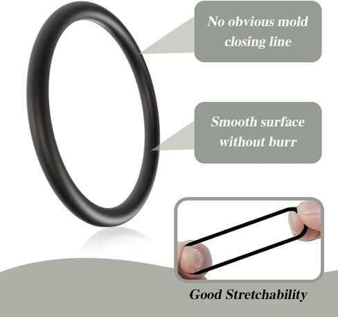 CHRYMUM 225PCS Car Rubber O-Ring Sealing Gasket Washer Seal Assortment Kit, Universal Gasket Washer Kits, Rubber O Ring Assortment Kits for Car Repair, Professional Plumbing, Air or Gas Connections in Saudi Arabia