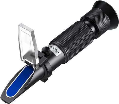 ALLmeter Grape Wine Refractometer Brix Alcohol Refractometer for Grape Wine Brewing Measure Sugar Content & Predict Alcohol Degree Dual Scale of 0-40% Brix & 0-25% vol Alcohol for Brewing Winemaking in Saudi Arabia