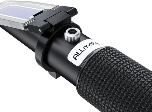 ALLmeter Grape Wine Refractometer Brix Alcohol Refractometer for Grape Wine Brewing Measure Sugar Content & Predict Alcohol Degree Dual Scale of 0-40% Brix & 0-25% vol Alcohol for Brewing Winemaking in Saudi Arabia