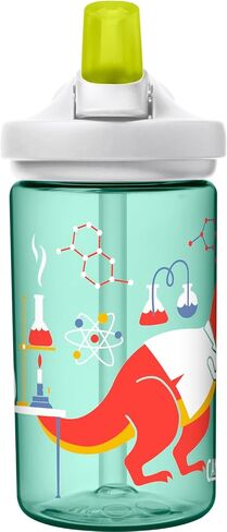زجاجة مياه للأطفال CamelBak Eddy+ سعة 14 أونصة مع تجديد التريتان - جزء علوي من القش، مقاومة للتسرب عند إغلاقها in Saudi Arabia