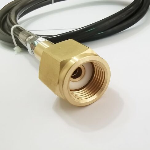 محول تعبئة خزان اسطوانة ثاني أكسيد الكربون الخارجي ومجموعة خرطوم 52 بوصة مع موصل قطع سريع لملء آلة مياه الصودا in Kuwait