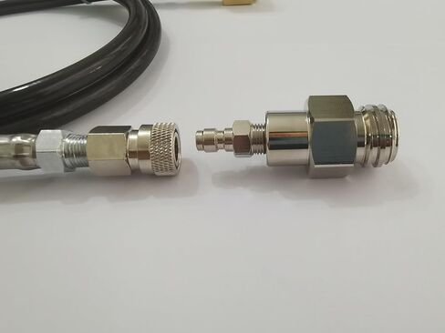 محول تعبئة خزان اسطوانة ثاني أكسيد الكربون الخارجي ومجموعة خرطوم 52 بوصة مع موصل قطع سريع لملء آلة مياه الصودا in Kuwait