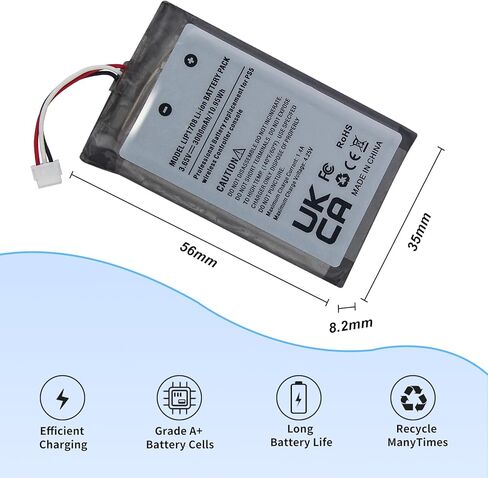 TAYUZH Battery for PS 5 Dualsense Controller, 3000mAh Lithium-ion LIP1708 Replacement Controller Battery Pack Compatible with Playstation 5 Wireless Controller Console CFI-ZCT1 W B U with Tool in Kuwait