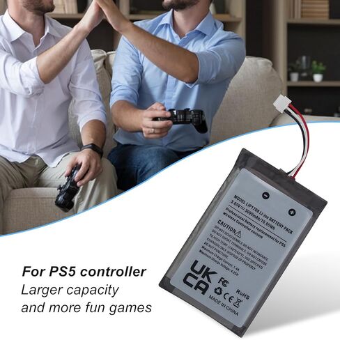 TAYUZH Battery for PS 5 Dualsense Controller, 3000mAh Lithium-ion LIP1708 Replacement Controller Battery Pack Compatible with Playstation 5 Wireless Controller Console CFI-ZCT1 W B U with Tool in Kuwait