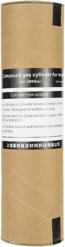 IORMAN 350cc من ألياف الكربون HPA Tank 4500psi محطة تعبئة كرات الطلاء للعبة PCP (زجاجة فارغة) (أسود) in Kuwait