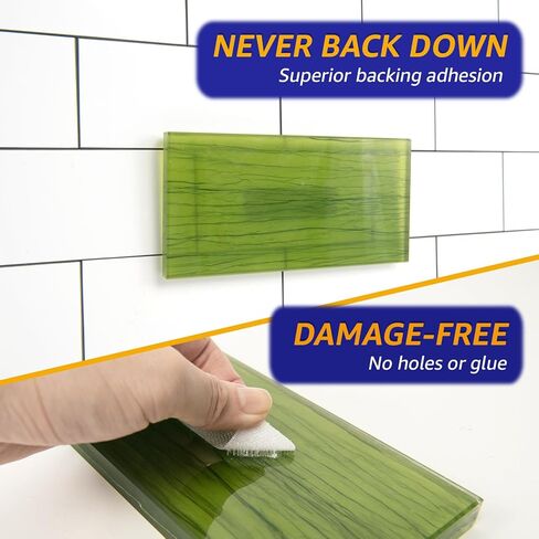 16 Sets 1 x 3 inch Adhesive Fastener Strips, Heavy Duty, Strong Back Adhesive Fasten Command Strips, Double Sided for School, Classroom, Office, Home Use, White in Kuwait