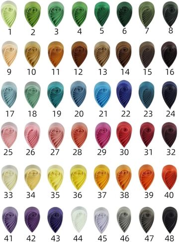 ورق اللف 3 مللي متر شرائط اللف الأزرق الملكي 1/8 بوصة شرائط الورق للحرف اليدوية الفصول الدراسية لاكي ستار ورقة تخريمية 120 قطعة/الحقيبة in Kuwait