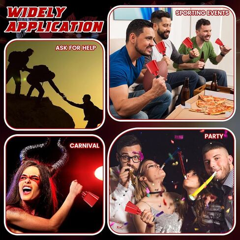 Lukmaa 10 قطع من جرس البقر الحديدي مع مقبض يدوي لصانعي الضوضاء للمناسبات الرياضية، أداة جرس البقر لألعاب كرة القدم، 6.1 × 2.56 × 1.57 بوصة in Kuwait