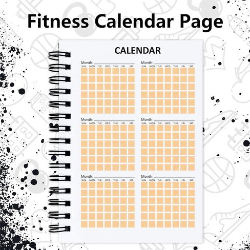 YHNTGB 3 PCS Fitness tracker journal Portable fitness workout notebook 90-Day Perfect Workout Planner for Tracking Your Daily Progress,5.5 x 3.93 inch in Saudi Arabia