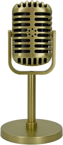 PEWHAUL Retro Toy Microphone Prop Play Plastic Mics Simulate Speech Microphone Propsfor Birthday Parties, Talent Shows. in Kuwait