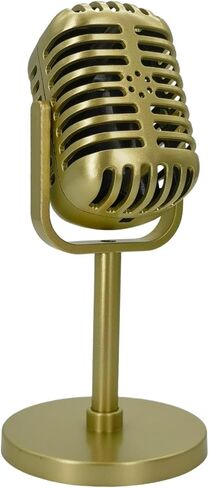 PEWHAUL Retro Toy Microphone Prop Play Plastic Mics Simulate Speech Microphone Propsfor Birthday Parties, Talent Shows. in Kuwait