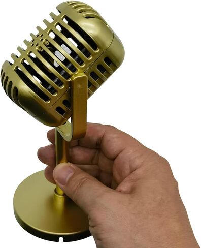 PEWHAUL Retro Toy Microphone Prop Play Plastic Mics Simulate Speech Microphone Propsfor Birthday Parties, Talent Shows. in Kuwait