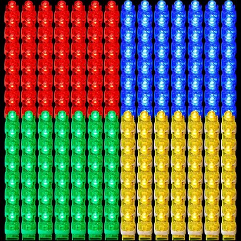 300 Pieces Finger Lights Light up Party Favors Finger Flashlights LED Finger Lights Glow Rings LED Party Favors Glow in The Dark for Birthday Wedding Party Toys, 4 Colors (Red, Blue, Green, Yellow) in Saudi Arabia