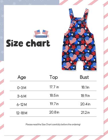 4th من يوليو طفل رضيع أفرول العلم الأمريكي رومبير حزام بذلة يوم الاستقلال الزي ملابس الصيف مجموعة قصيرة غير رسمية in Kuwait
