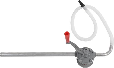 Kadimendium Rotary Pump 5L Clockwise Rotation Strong Sealing Portable Manual Oil Pump Rotary Barrel Pump Hand Drum Pump for Gasoline Kerosene in Saudi Arabia