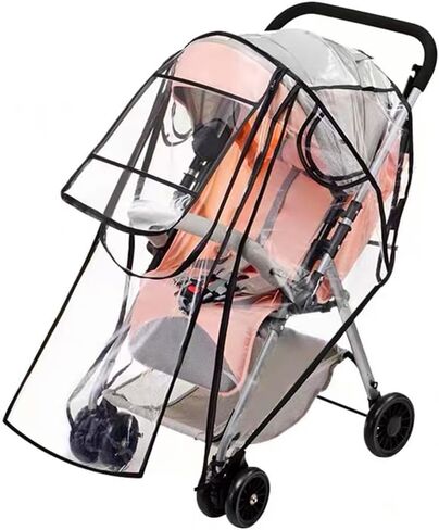 قم بترقية غطاء المطر لعربة الأطفال ذو الشفافية العالية بطريقتين، وملحقات عربة الأطفال العالمية لحماية العين، وتجنب درع الطقس والمطر والغبار والثلج in Kuwait