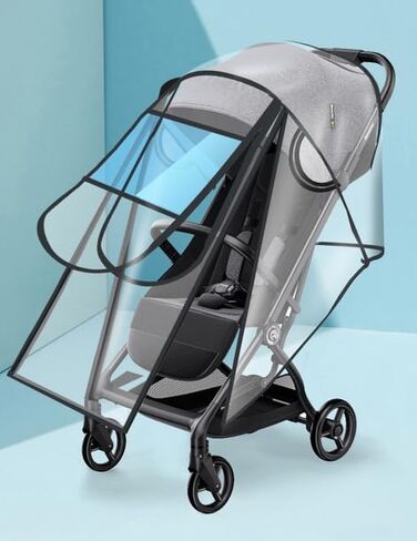 قم بترقية غطاء المطر لعربة الأطفال ذو الشفافية العالية بطريقتين، وملحقات عربة الأطفال العالمية لحماية العين، وتجنب درع الطقس والمطر والغبار والثلج in Kuwait