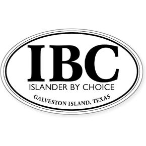 ملصق CafePress IBC Islander من Choice ملصق بيضاوي لممتص الصدمات للسيارة in Kuwait