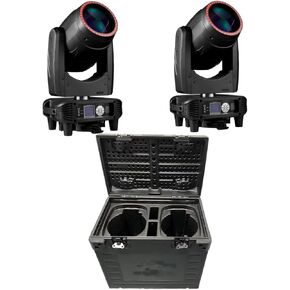 7R Beam Moving Head 230W 2pcs 7R Sharpy Beam 7R 230W FlightCase Stage Light for Event Party Wedding DJ Club (2 Stage Light with FlightCase) in Saudi Arabia