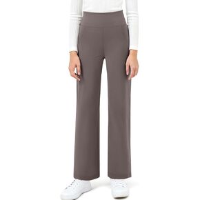 G4Free EverGoing Girls Wide Leg Pants High Waisted Soft Stretchy Sweatpants with Pockets 6-12 Years School Sport in Saudi Arabia