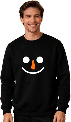 Matching Christmas Sweatshirts For Couples Funny Xmas Holiday Shirt Husband And Wife Pullover Outfits Mom Dad Clothes in Saudi Arabia
