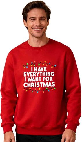 Matching Christmas Sweatshirts For Couples Funny Xmas Holiday Shirt Husband And Wife Pullover Outfits Mom Dad Clothes in Saudi Arabia