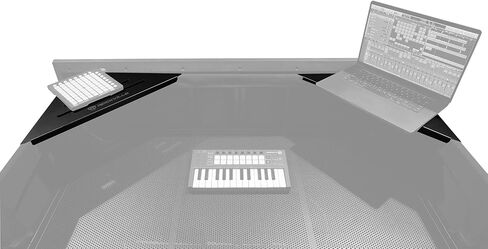 Rockville RBOOTH SHELF – زوج من الأرفف لـ RockBooth وواجهة DJ Booth المماثلة، وحامل DJ المحمول، وأكشاك الأحداث in Kuwait