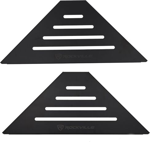 Rockville RBOOTH SHELF – زوج من الأرفف لـ RockBooth وواجهة DJ Booth المماثلة، وحامل DJ المحمول، وأكشاك الأحداث in Kuwait