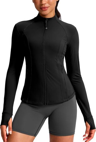 G Gradual Women's Workout Jackets with Pockets Athletic Slim Fit Jacket for Running Yoga in Saudi Arabia