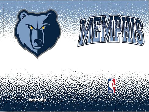 كأس السفر Tervis NBA Memphis Grizzlies - Defend صنع في الولايات المتحدة الأمريكية بجدار مزدوج معزول يحافظ على المشروبات باردة وساخنة، 24oz مع غطاء من القش، كلاسيكي in Saudi Arabia
