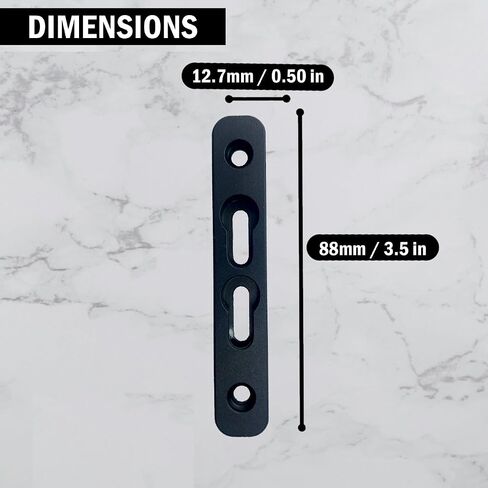Gotical-2 Slot M- L O K to K e y m o d Adapter-3" Long & 0.5" Wide Converts in Saudi Arabia