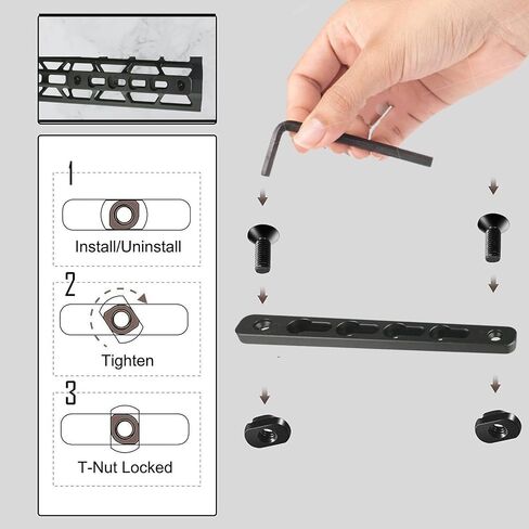 Gotical-2 Slot M- L O K to K e y m o d Adapter-3" Long & 0.5" Wide Converts in Saudi Arabia
