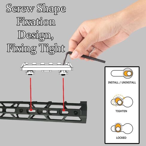 Gotical-2 Slot M- L O K to K e y m o d Adapter-3" Long & 0.5" Wide Converts in Saudi Arabia