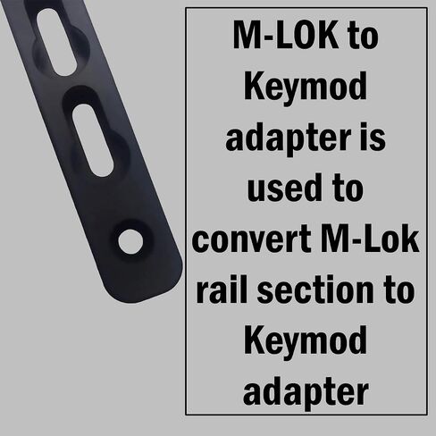 Gotical-2 Slot M- L O K to K e y m o d Adapter-3" Long & 0.5" Wide Converts in Saudi Arabia