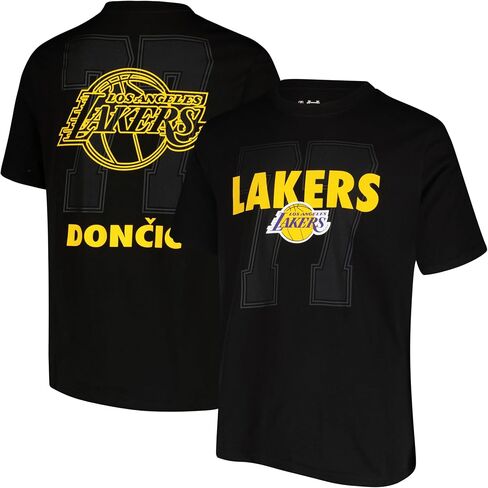 Ultra Game NBA Official Men's Super Soft Fly High Players T-Shirt, Los Angeles Lakers, Luka Dončić, Black, Medium in Saudi Arabia