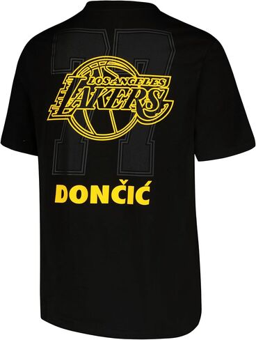 Ultra Game NBA Official Men's Super Soft Fly High Players T-Shirt, Los Angeles Lakers, Luka Dončić, Black, Medium in Saudi Arabia