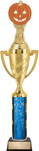 14.8" Orange Halloween Pumpkin Trophies Great for Contest Awards and Halloween Awards in Saudi Arabia