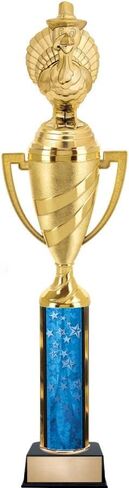 Thanksgiving Turkey Trophy - 14.3" Pilgrim Turkey Award, Engraving Included Prime in Saudi Arabia